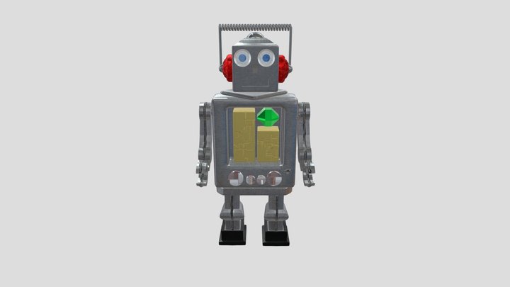 Toy Robot 3D Model