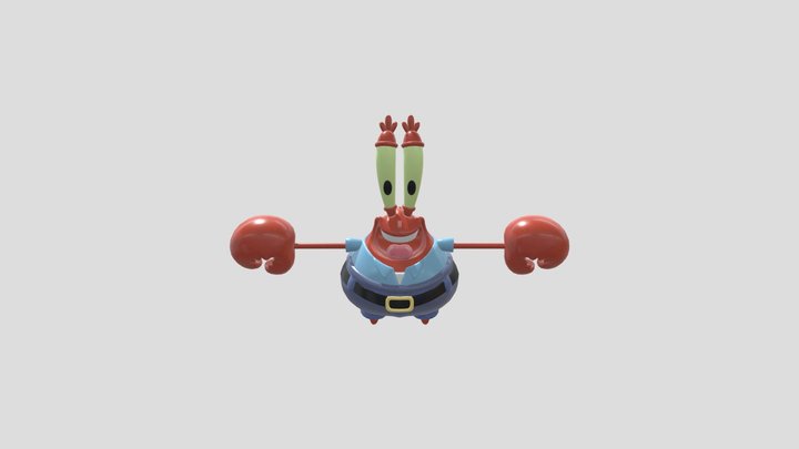 Mr. Crabs 3D Model