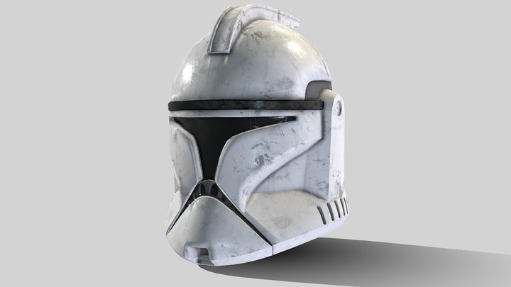 Phase 1 - Clone Trooper Helmet 3D Model
