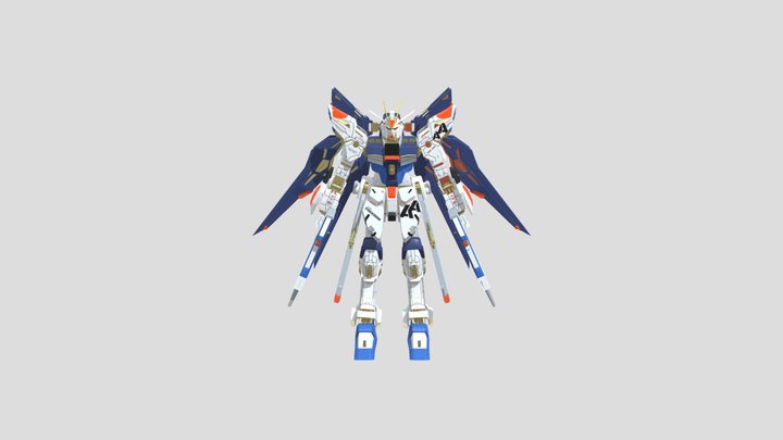 Strike Freedom Gundam 3D Model