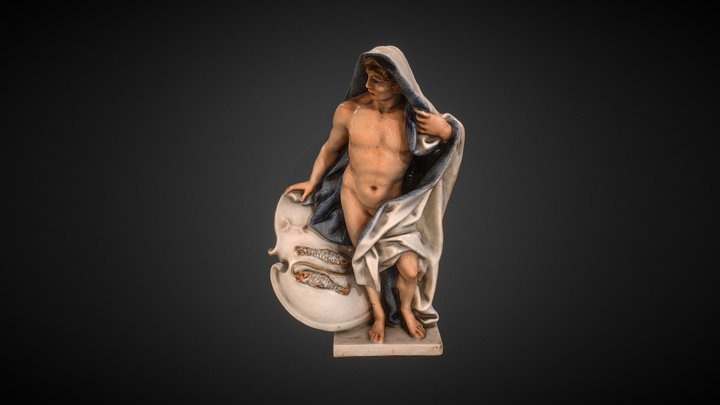 Statue Mois de Mars 3D Model