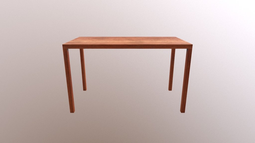 Table 1 Wooden Top Wooden Legs