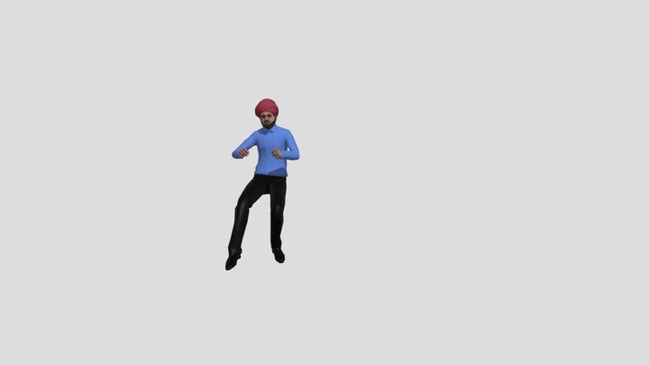 Sidhu Moose Wala 3D Model