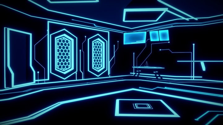 Sci Fi Room 3D Class 3D Model