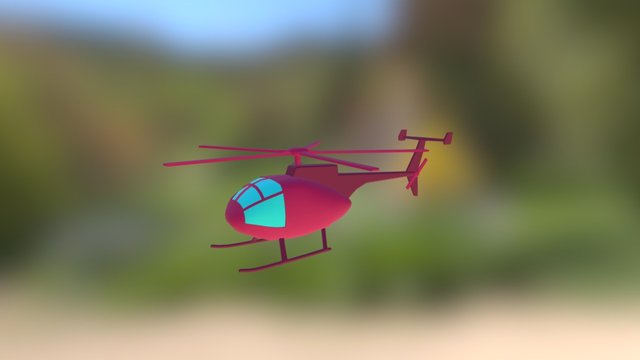 Helicóptero 3D Model