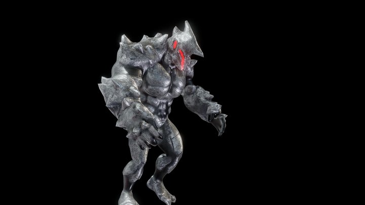 Free Game Character-Sentinel 3D Model