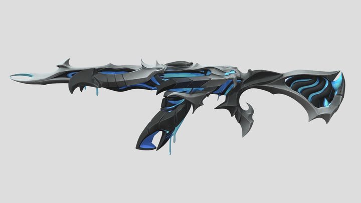 Blue Primordium Vandal | Valorant 3D Model