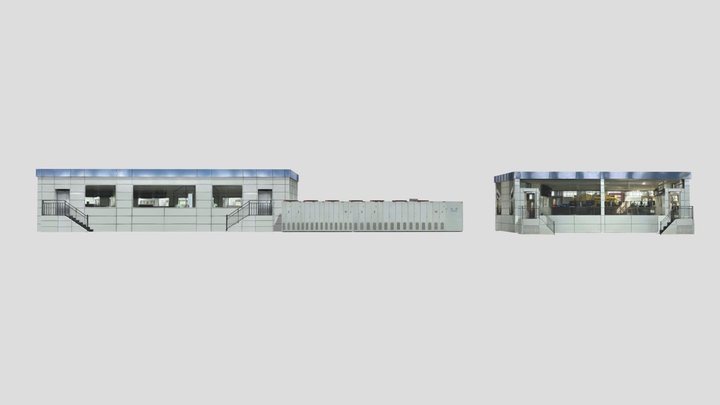 机房屋子 3D Model