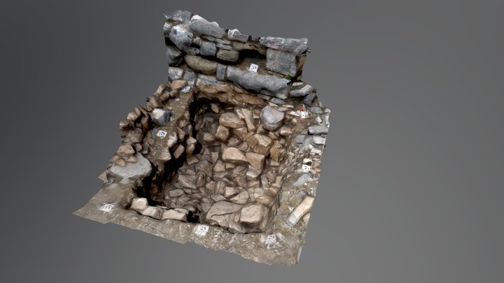 Trench 1 (end of excavation) 3D Model
