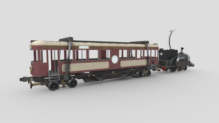 fictional train 3D Model