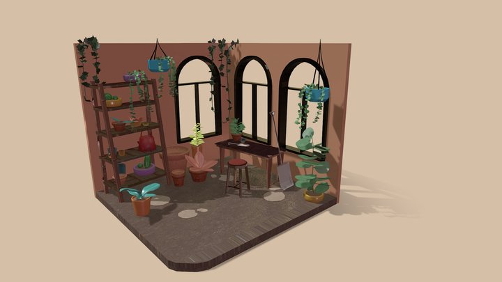 Greenhouse - Level Palette 3D Model