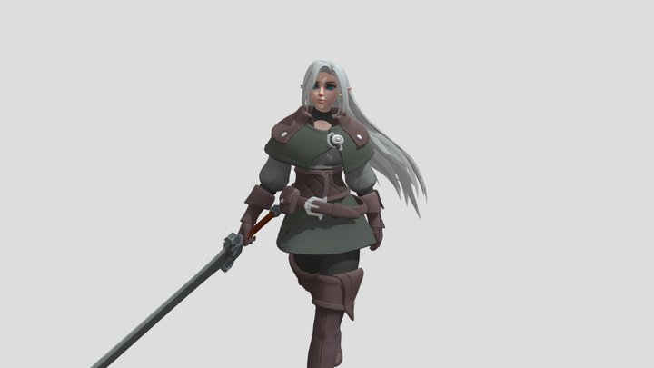 Character Walk, Jog, Run Animation 3D Model
