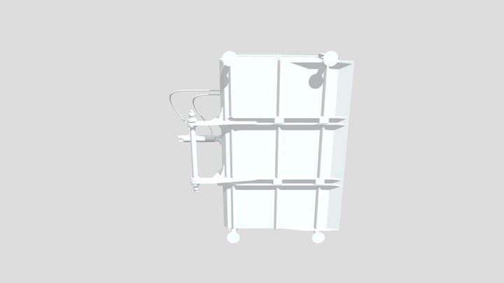 Transport Box for tractor 3D Model