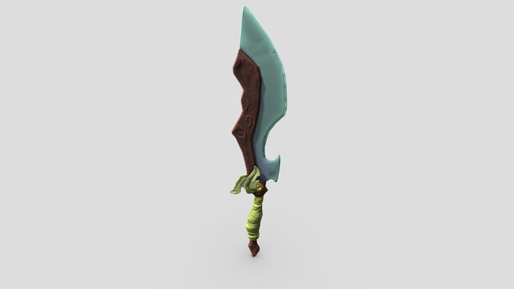 Rowan Meijer - Leafy Nature Swords 3D Model