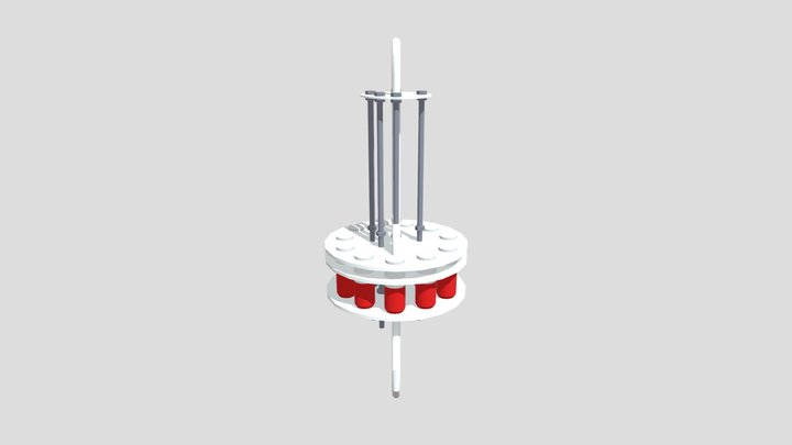 Blood Vials 3D Model