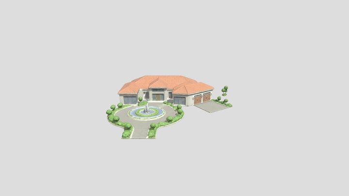 Fountain Circle Villa 3D Model