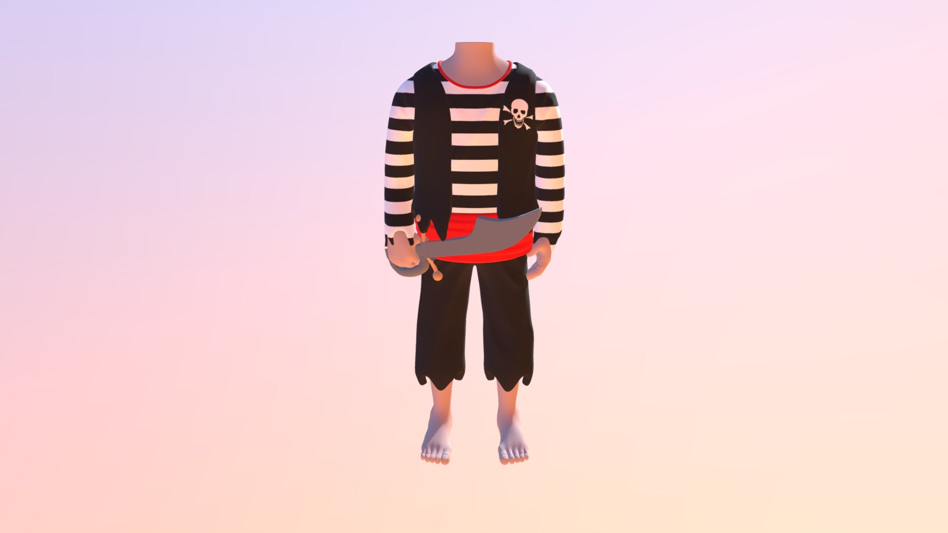 Pirate - 3D model by sale3dollar [0d61586] - Sketchfab