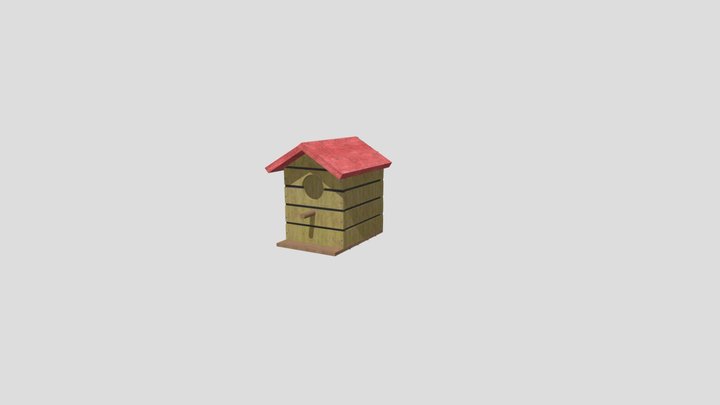 Flimsy Birdhouse 3D Model