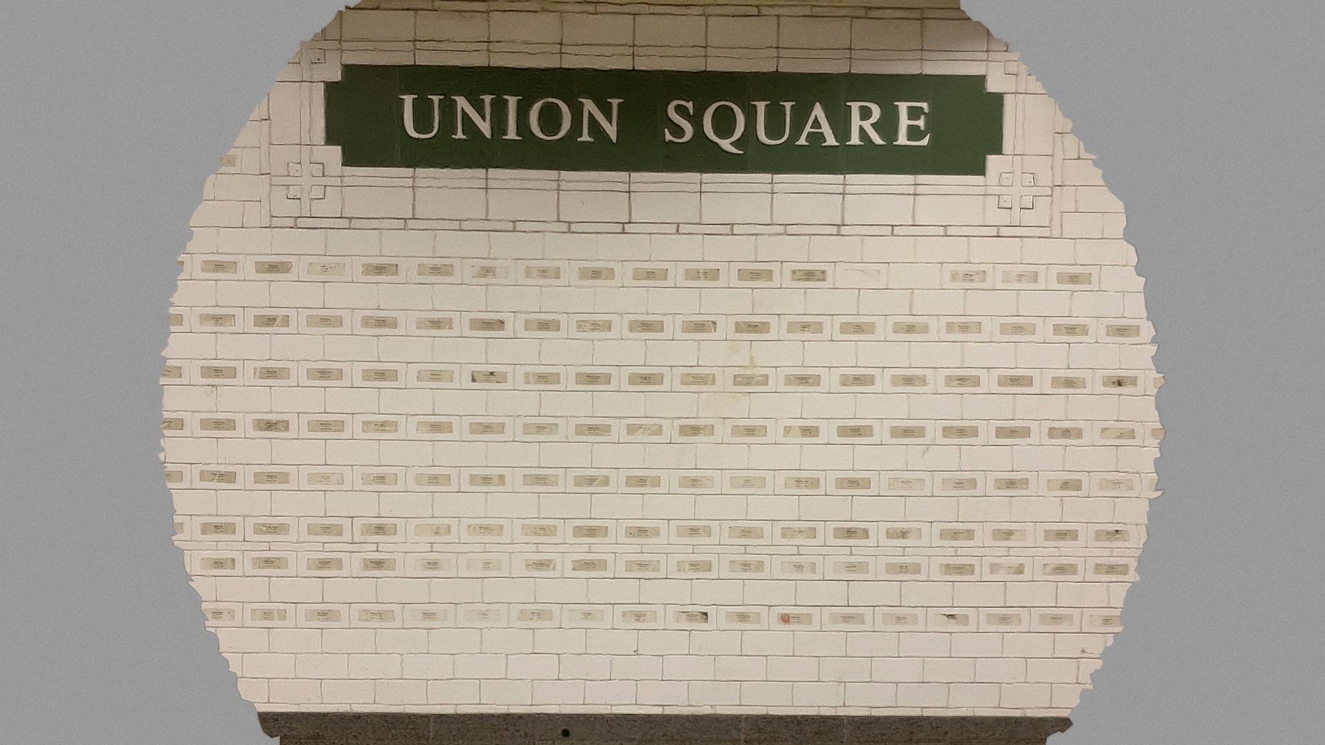 Union Square Subway wall