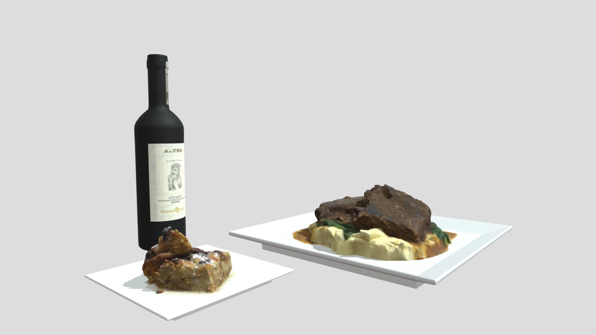 The Grove of Hobe Sound - Beef Wine BreadPudding
