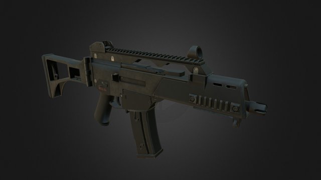 Military Rifle 3D Model