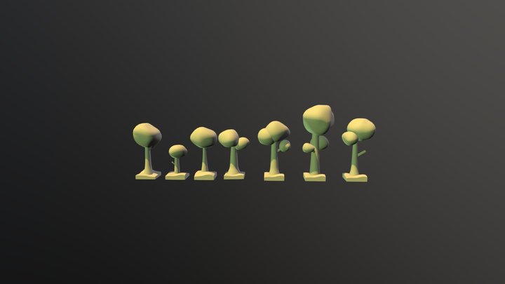 Trees 3D Model