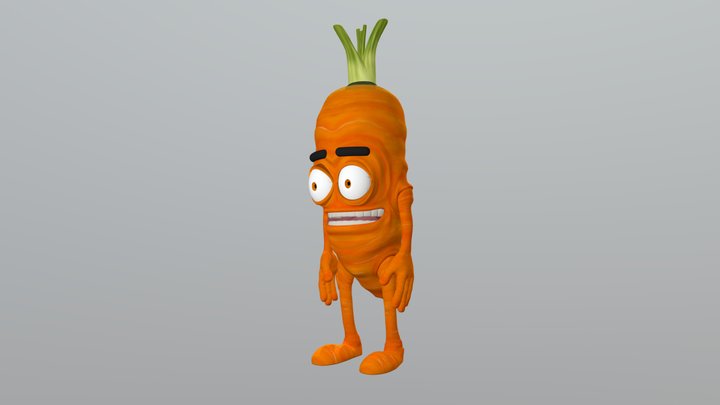 Zanahoria 3D Model