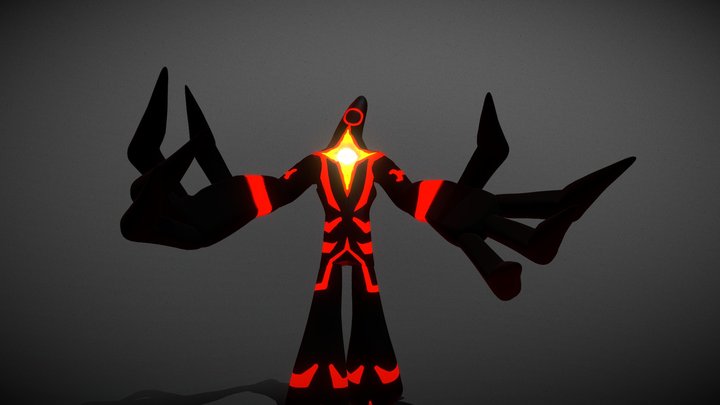 Malware (2nd Form from ben 10) 3D Model