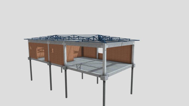 projeto residencial 3D Model