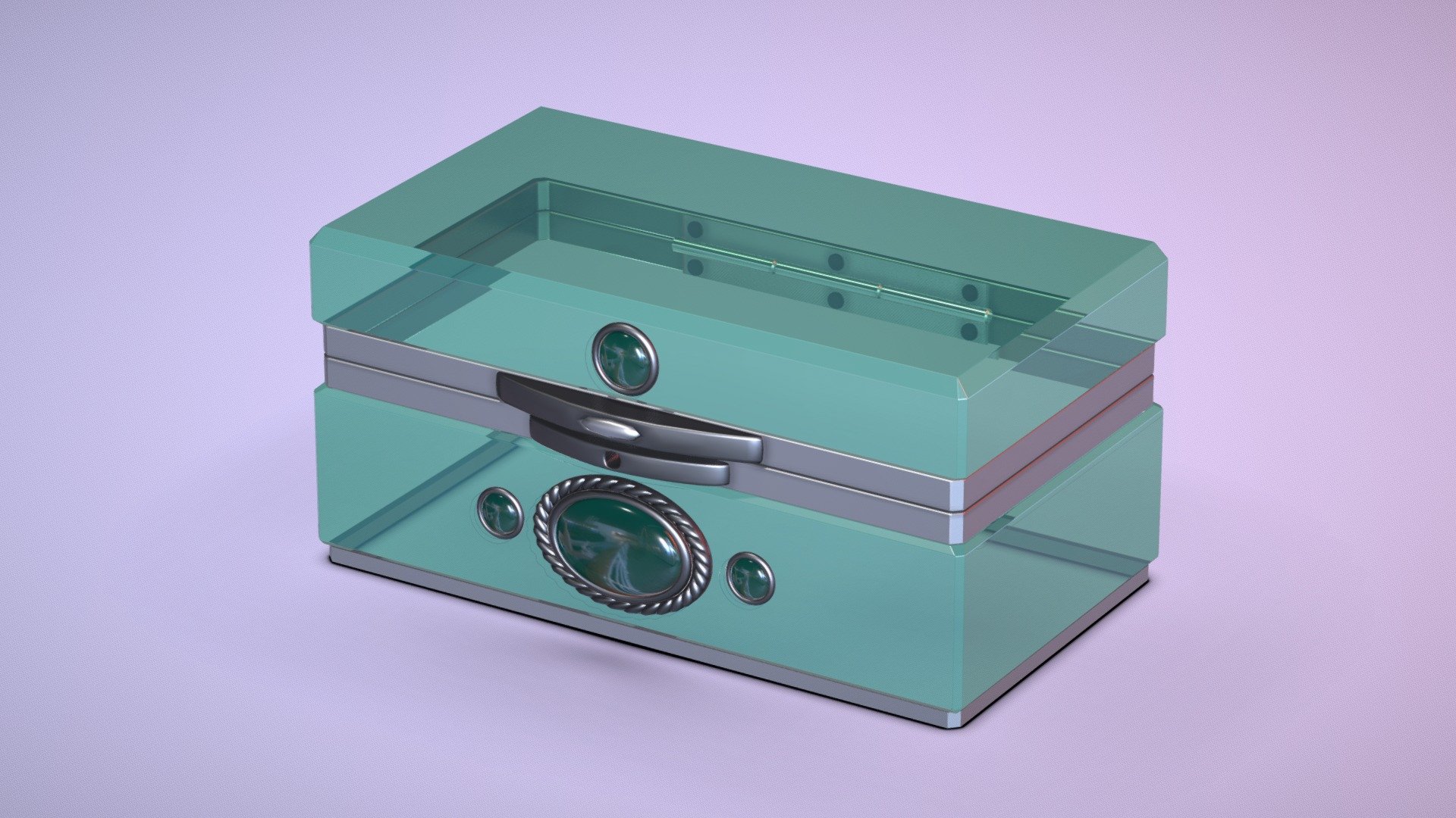 Glass casket