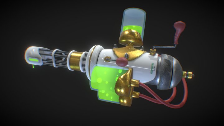 SliMini Gun V1 3D Model