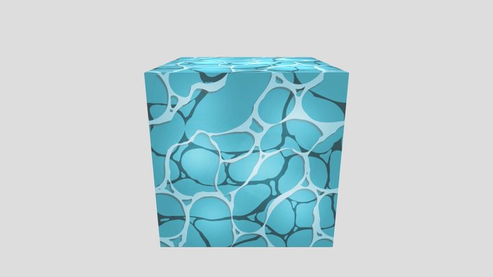 Cube_water 3D Model