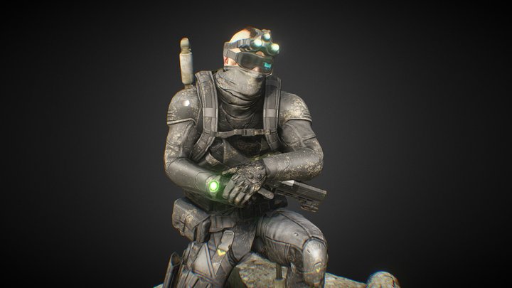 Ghost Recon Soldier 3D Model