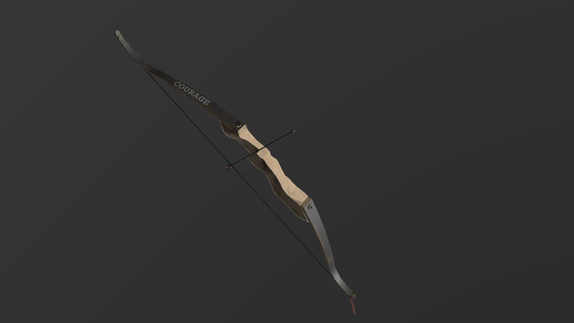 Recurve Bow - 3D model by NBridges97 [0d6b597] - Sketchfab