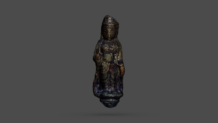 銅造菩薩立像　Bodhisattva 3D Model