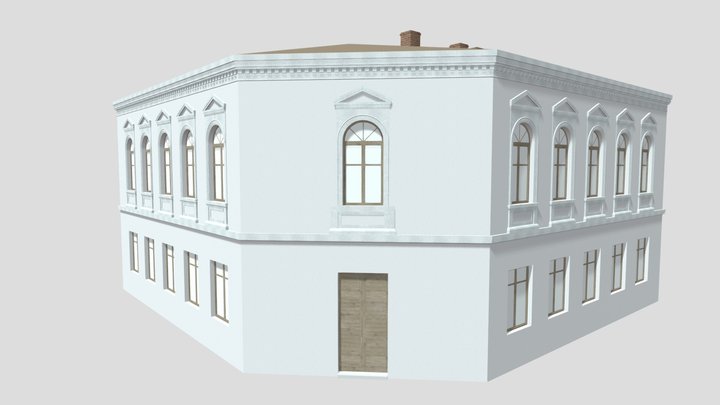 Будинок Ольжича 3D Model