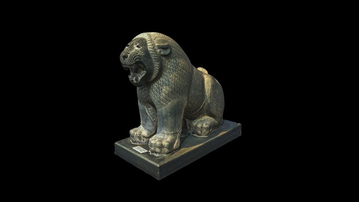 Hittite Lion 3D Model