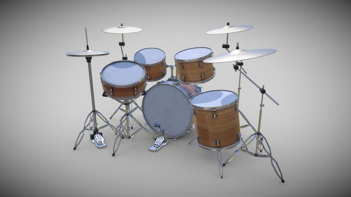 Drumkit V1 3D Model