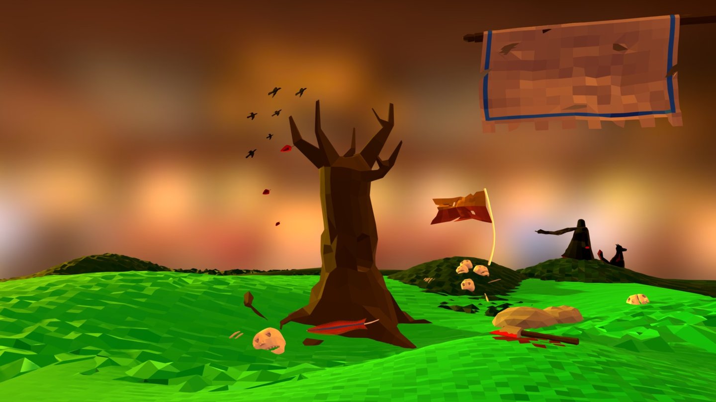 Arte de "Los días del venado" I (lowpoly)