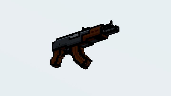 AK-Mini (Pixel Gun 3D) – Modèle 3D gratuit STL