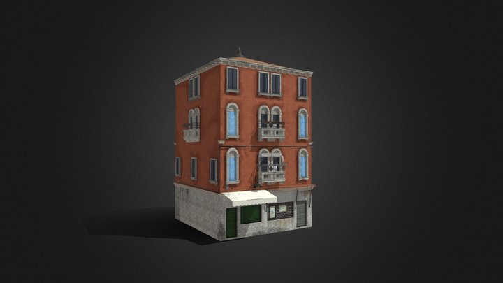 Gothic-style architecture 3D Model