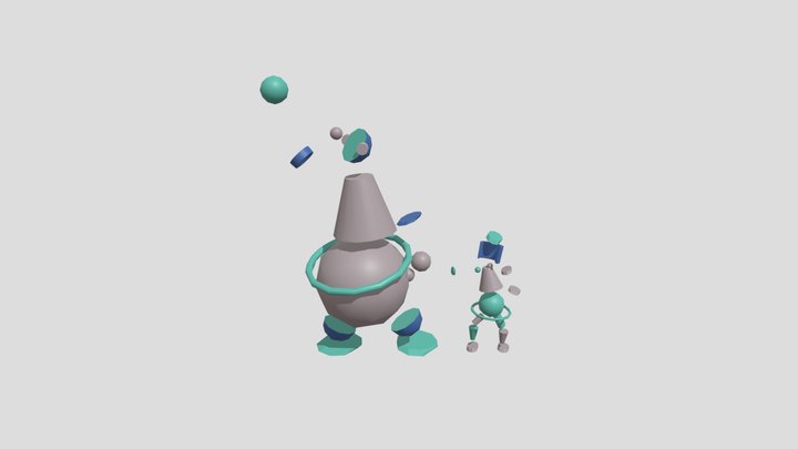 Geometric-shapes-lowpoly 3D Model