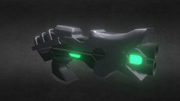 SciFi Weapon 3D Model
