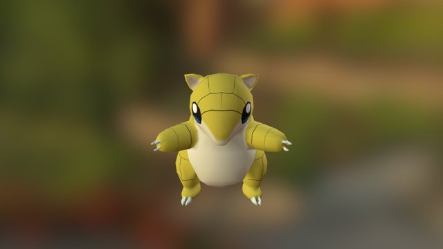 Sandshrew 3D Model