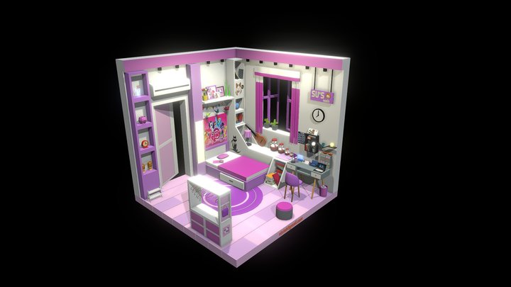 Su's room 3D Model