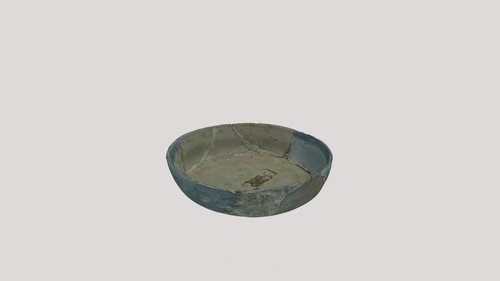 西国分廃寺（岩出市）　須恵器　皿 – Modello 3D gratuito STL