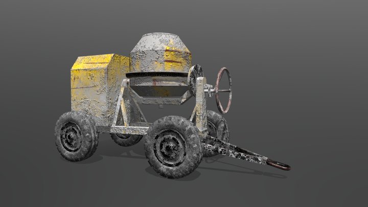 cement mixer 3D Model