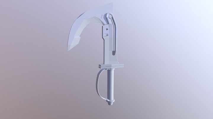 Strider Hiryu Dagger 3D Model