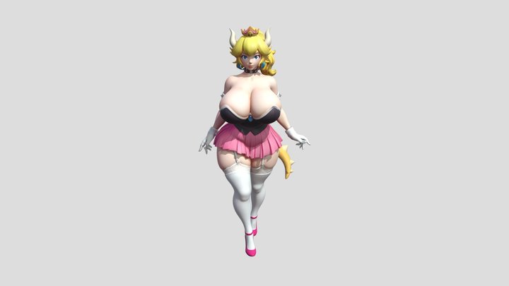 Bowsette 3D Model