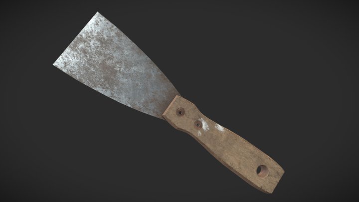 Putty Knife 3D Model